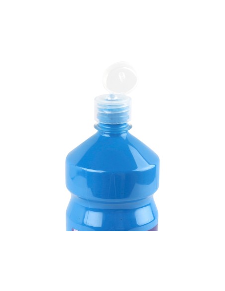 Tempera liquida liderpapel escolar 1000 ml azul
