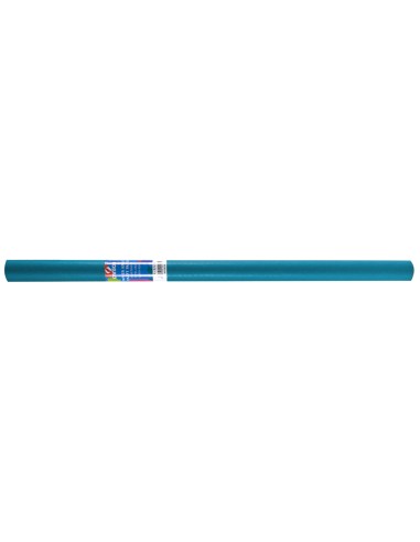 Papel kraft liderpapel azul turquesa rollo 25x1 m