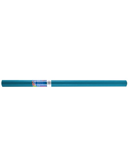 Papel kraft liderpapel azul turquesa rollo 25x1 m