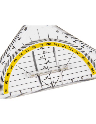 Escuadra liderpapel geometria 16 cm plastico...