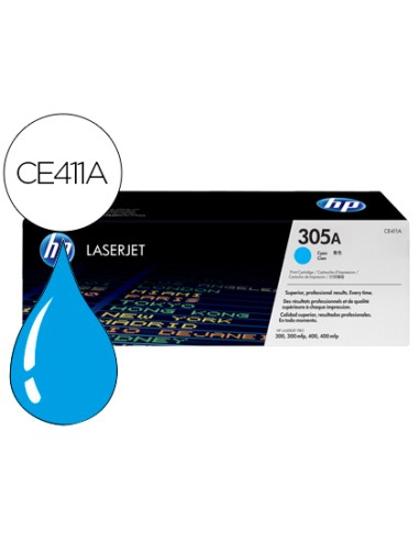 Toner hp 305a laserjet m351/m451/m375/m475 cian...