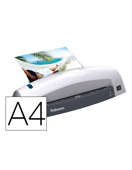 Plastificadora fellowes lunar din a4 2 rodillos hasta 125 mc