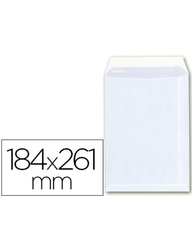 Sobre liderpapel bolsa a-6 offset blanco 100 gr...