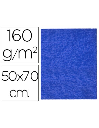 Fieltro liderpapel 50x70cm azul oscuro 160g/m2