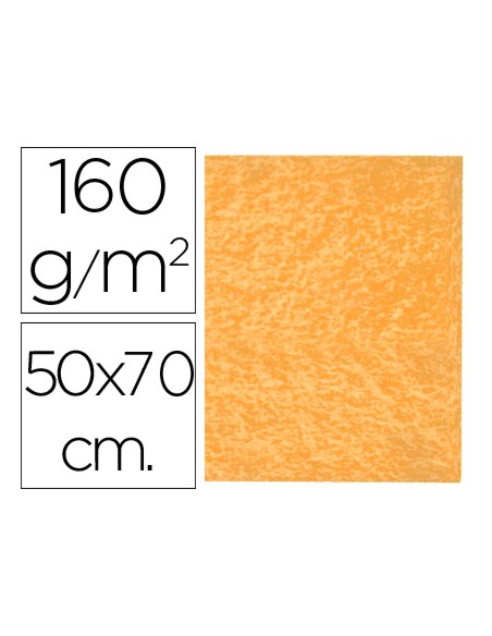 Fieltro liderpapel 50x70cm naranja 160g/m2