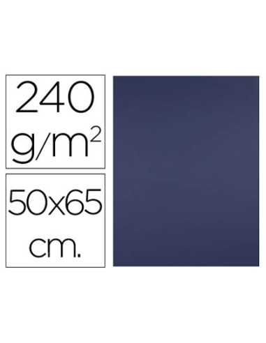 Cartulina liderpapel 50x65 cm 240 g/m2 azul zafiro