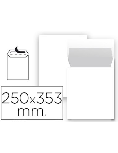 Sobre liderpapel bolsa n 10 blanco folio...