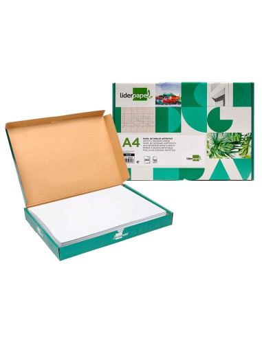 Papel dibujo liderpapel 210x297 mm 130 gr sin...
