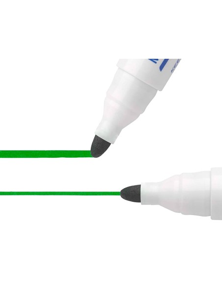 Rotulador bic velleda para pizarra verde punta redonda 1,3 mm