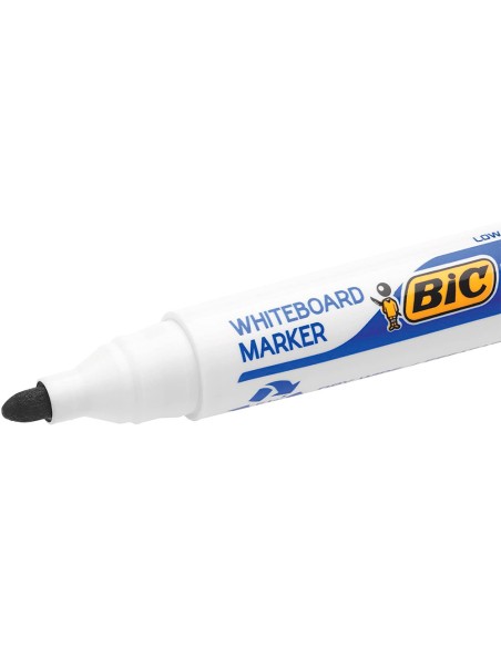 Rotulador bic velleda para pizarra rojo punta redonda 1,3 mm