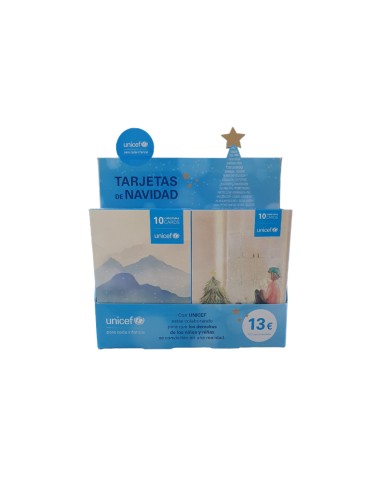 Felicitacion de navidad unicef expositor de 10...