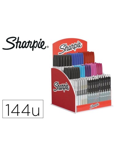 Expositor sharpie de sobremesa acrilico con 120...