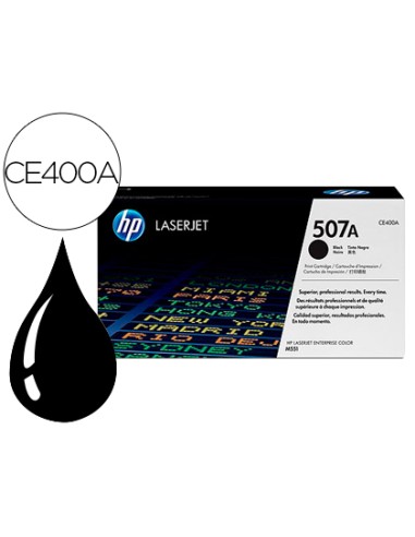 Toner hp 507a laserjet m551/m570/pro 500 negro...