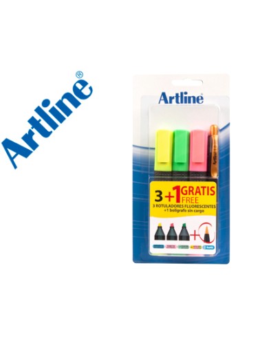 Rotulador artline fluorescente ek-660 blister...
