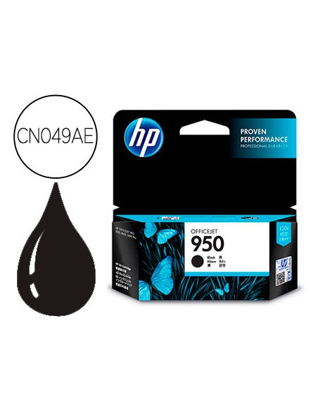 Ink-jet hp 950 negro cn049ae capacidad 1000 pag
