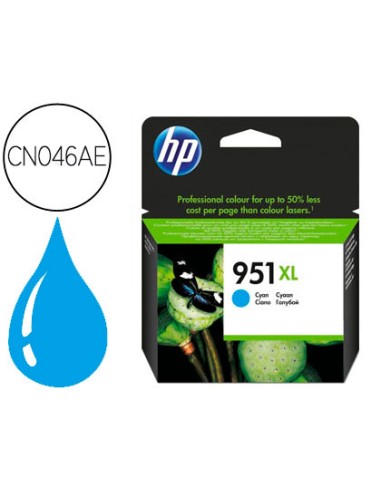 Ink-jet hp 951xl cian cn046ae capacidad 1500 pag