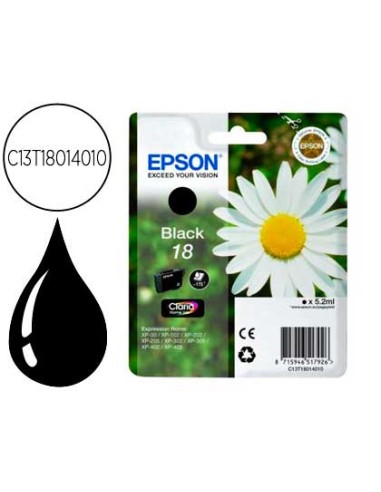 Ink-jet epson t18 negro expression home xp-102...