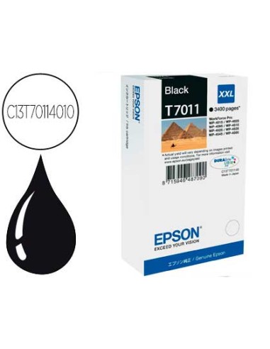 Ink-jet epson stylus t7011 negro xl wp-4000...
