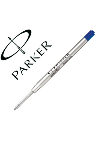 Recambio boligrafo parker azul fino