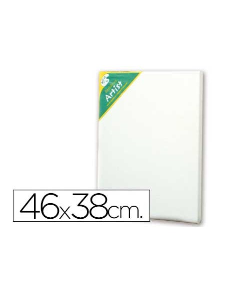 Bastidor artist 8f lienzo grapado trasero algodon 100% 46x38 cm