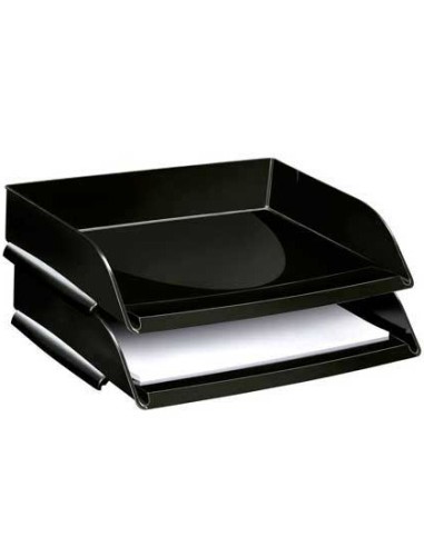 Bandeja sobremesa cep plastico apaisada negro...
