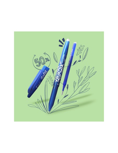Recambio boligrafo pilot frixion ball azul caja de 3 unidades