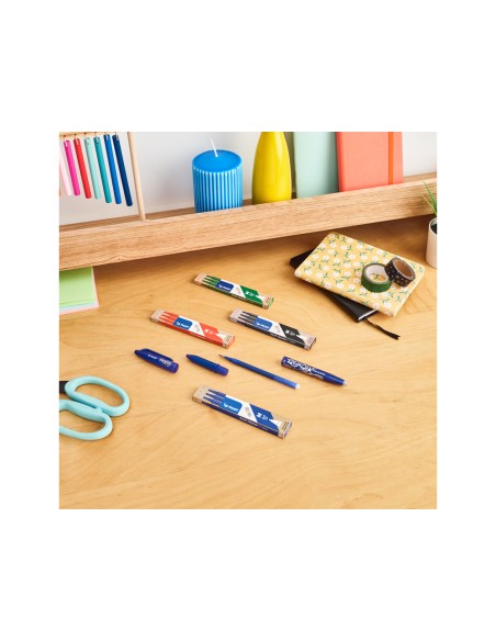 Recambio boligrafo pilot frixion ball azul caja de 3 unidades