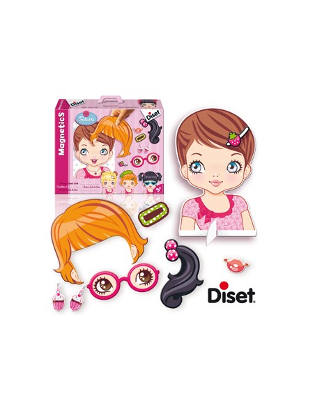 Juego diset didactico magnetico cambia el look de sara