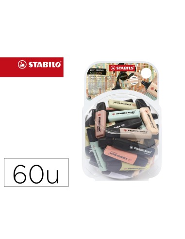 Rotulador stabilo boss pastel fluorescente 70...