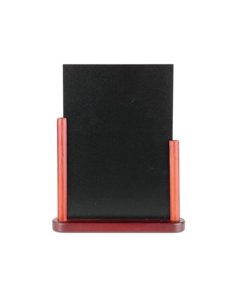 Pizarra negra liderpapel doble cara de madera con superficie para rotuladores tipo tiza 21x30cm