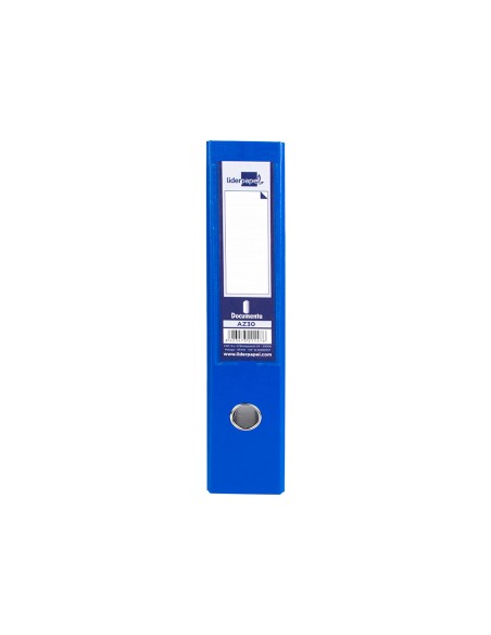Modulo liderpapel 2 archivadores folio 2 anillas mecanismo de palanca 75mm azul