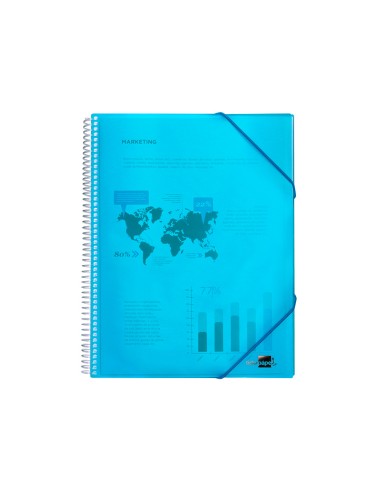 Carpeta liderpapel escaparate con espiral 80...