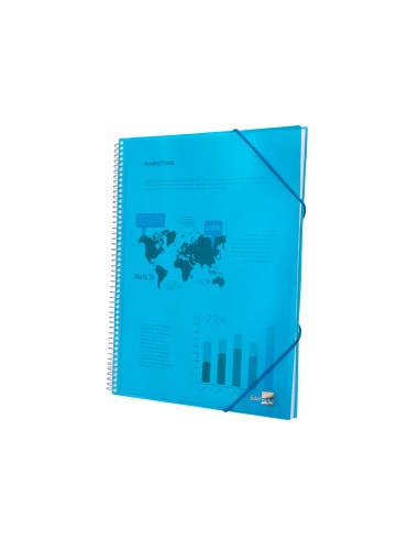 Carpeta liderpapel escaparate con espiral 80...
