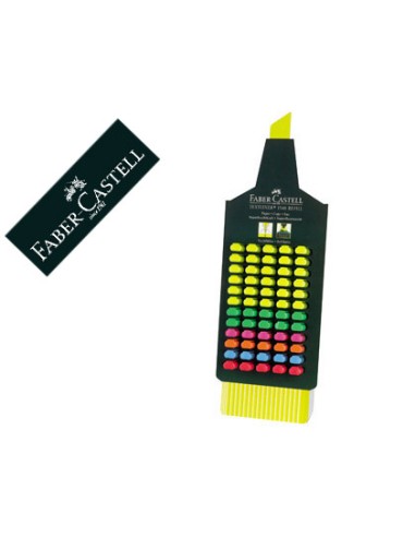 Rotulador faber castell fluorescente textliner...