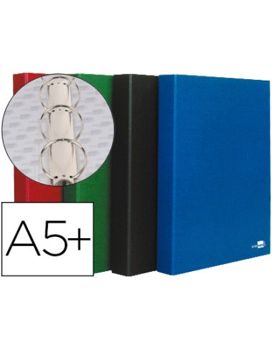 Carpeta de 4 anillas 25mm redondas liderpapel...