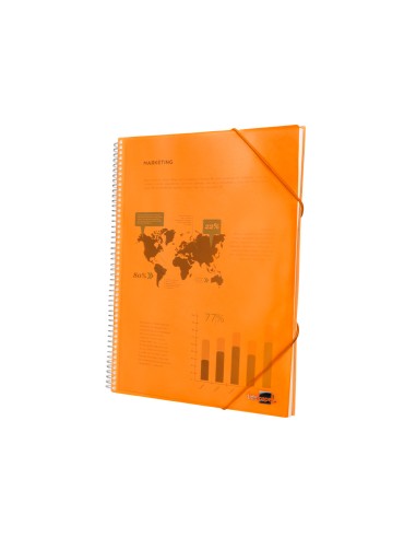 Carpeta liderpapel escaparate con espiral 10...