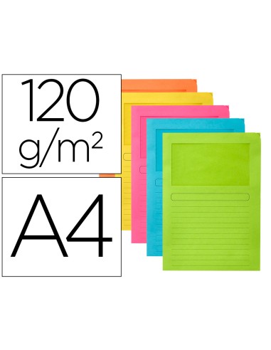 Subcarpeta cartulina q-connect din a4 colores...