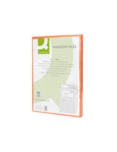 Subcarpeta cartulina q-connect din a4 naranja...