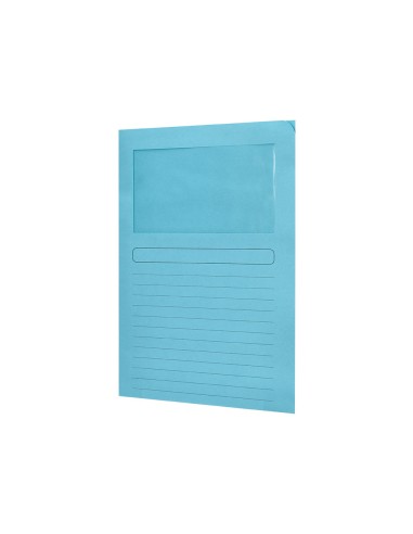 Subcarpeta cartulina q-connect din a4 azul con...