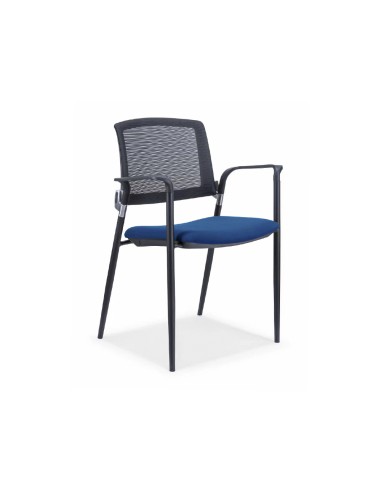 Silla rocada confidente brazos fijos estructura...