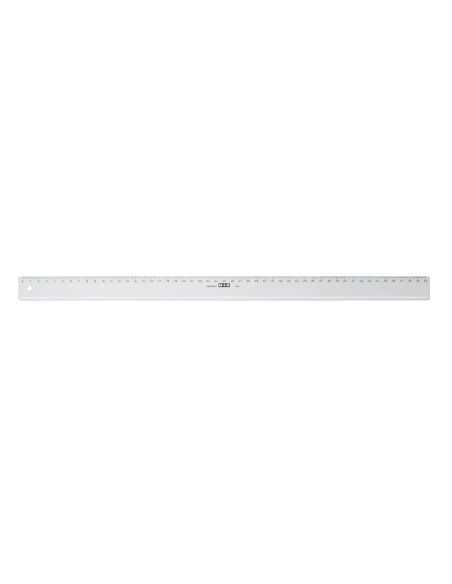 Regla m+r 50 cm plastico transparente