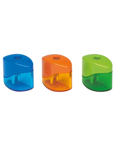 Sacapuntas m+r metalico pequeño 1 uso con...