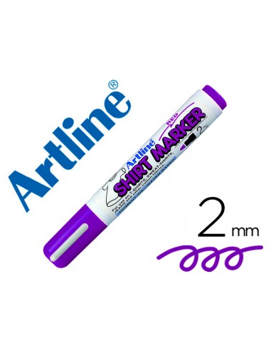 Rotulador artline camiseta ekt-2 violeta punta...