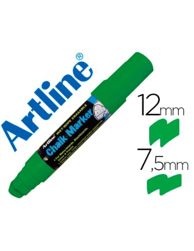 Rotulador artline pizarra verde negra epw-12 mm...