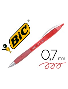 Boligrafo bic atlantis rojo...