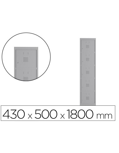 Taquilla metalica rocada 400 1 modulo x 5...