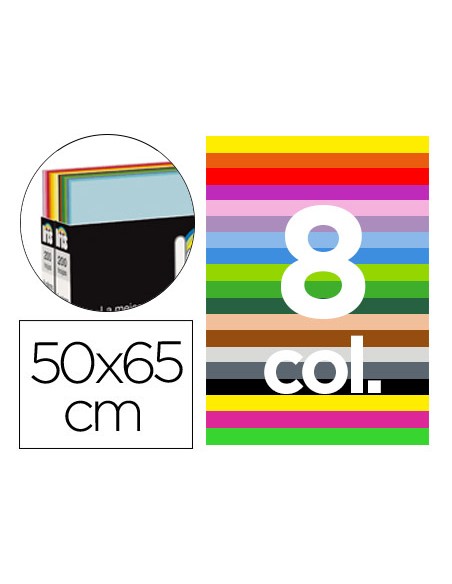 Cartulina guarro 50x65 contenido \"a\"- expositor sobremesa