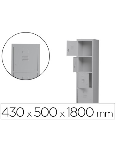 Taquilla metalica rocada 400 1 modulo x 4...