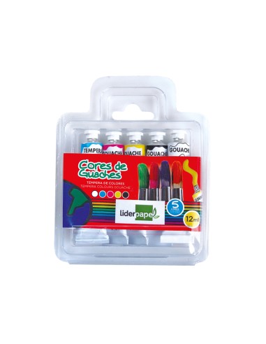 Tempera liderpapel en tubo de alumino de 12 ml...