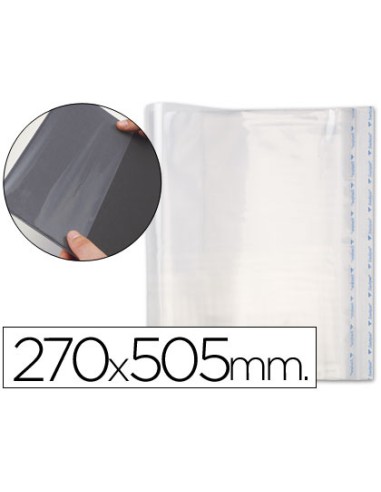 Forralibro pp ajustable adhesivo 270x505 mm...